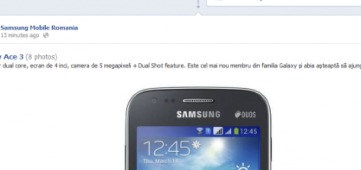 Galaxy Ace 3 coming to Romania