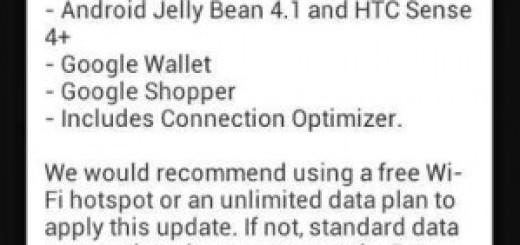 HTC One SV Jelly Bean Update