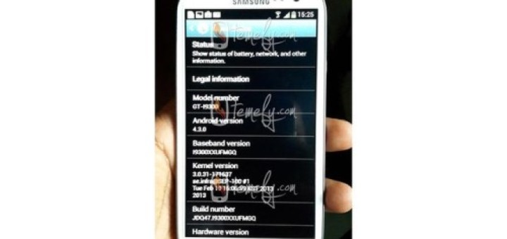 Galaxy S3 Android 4.3