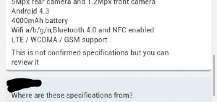 Google Nexus 7 rumored specs