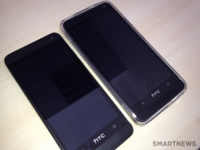 HTC One Mini black and HTC One