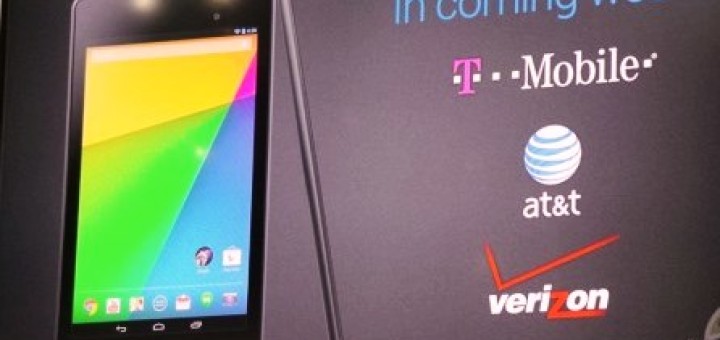 Nexus 7 LTE carriers