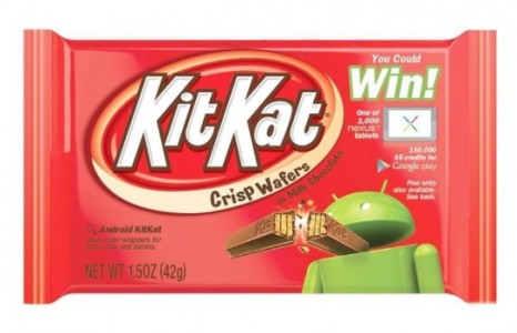 Kit Kat Android candy bar