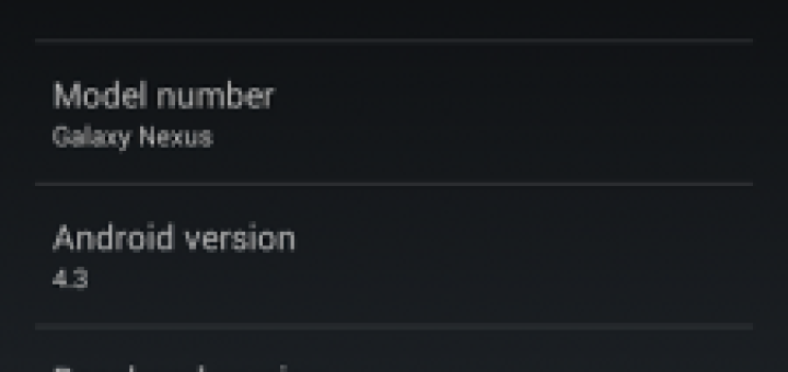 Android 4.3 for Sprint Samsung Galaxy Nexus