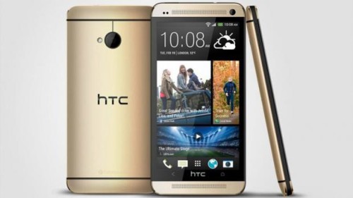 HTC One in Gold Option