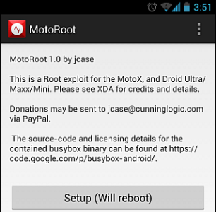 One-click Root solution for Motorola devices