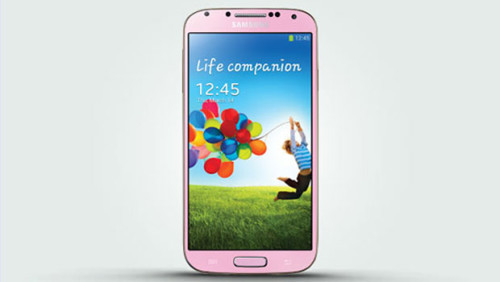 Pink Galaxy S4