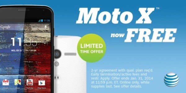Moto X and LG G2 – Free AT&T Limited Offer