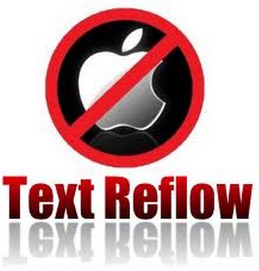 text reflow repair
