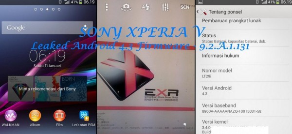 Update Xperia V