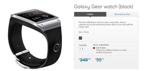 Galaxy Gear is Available at Bell Canada for just $100