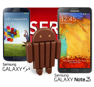 Galaxy S4 and Note 3 Are Ready for Android 4.4 KitKat in UK