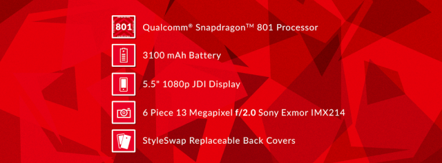 OnePlus One Powered by Snapdragon 801