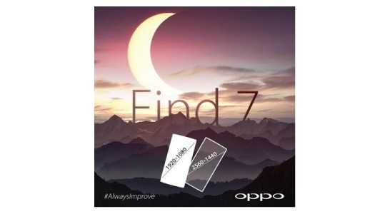 Oppo Find 7 To Be Offered with Two Different Display Resolutions