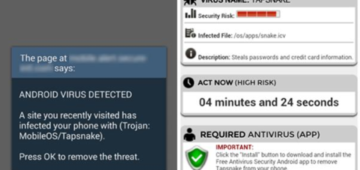 Tapsnake Virus for Android Phones