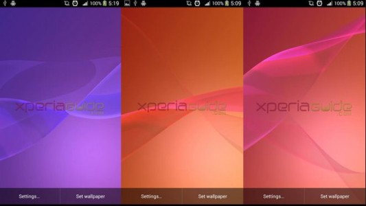 Xperia Z2 Live Wallpapers