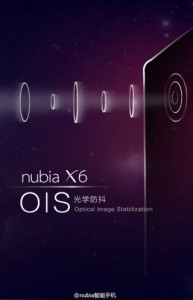 ZTE’s Nubia X6 to come with Optical Image Stabilization technology and More