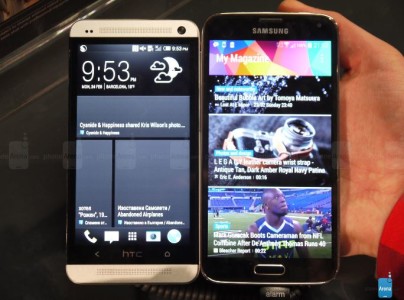 Samsung Galaxy S5 vs. HTC One