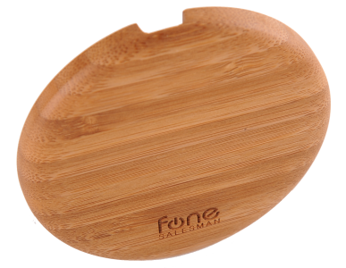 WoodPuck Bamboo Edition Qi Wireless Charger Pad