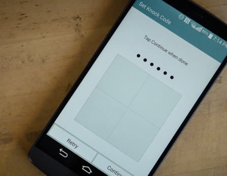 Set up KnockCode on LG G4