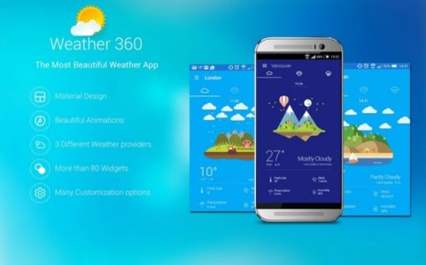 Android Weather 360 App
