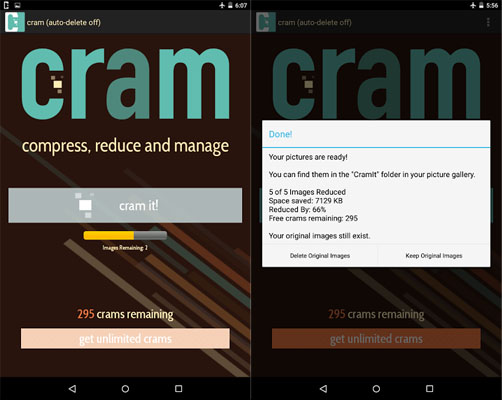 How to Compress Bulk Images with Android Cram