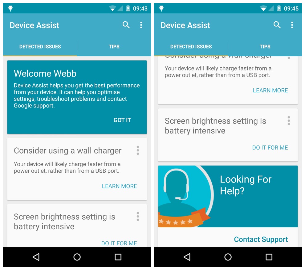 How to Test Dead Pixels or Internet Speed with Google’s Device Assist