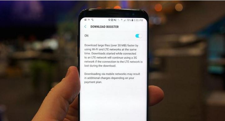 How to Enable Download Booster on Galaxy S8