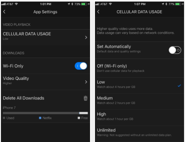 Learn to Manage Mobile Data Usage on Netflix