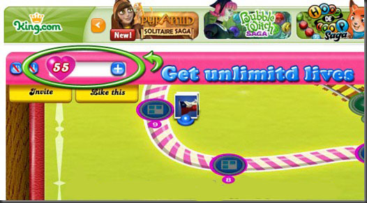 Get Unlimited Lives in Candy Crush Saga