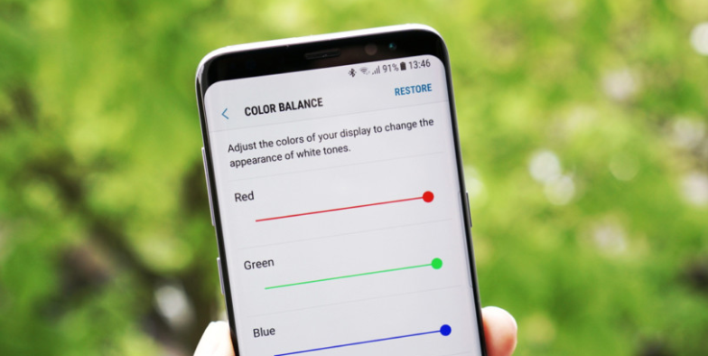 Solve Galaxy Note 8 yellow, pink, or purple Tint on the Screen