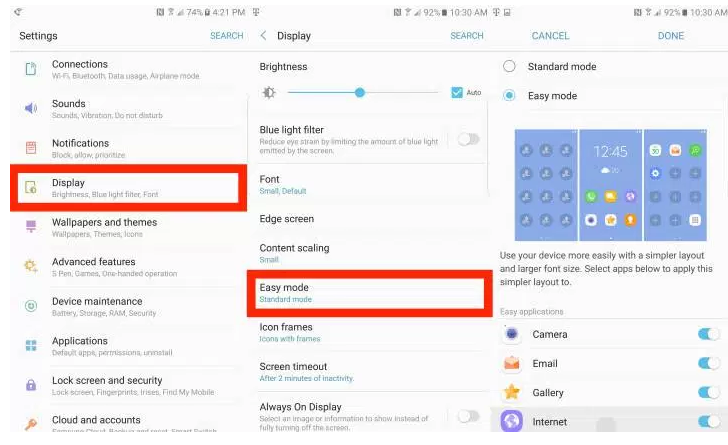 Try Out Galaxy Note 8 Easy Mode