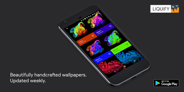 Liquify Walls – the first Wallpaper App from Joshua Masih