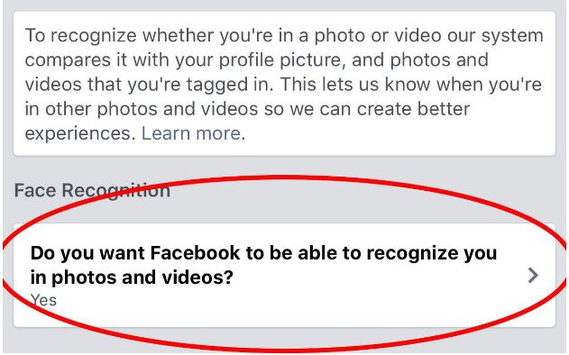 Turn Off Facebook Face Recognition System On Android Android Flagship