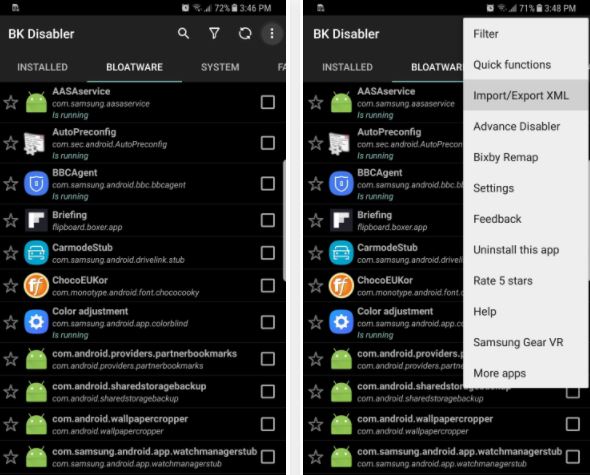 How to Disable Bloatware on Galaxy S9 with Package Disabler Pro