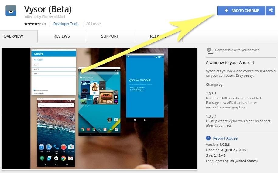 Learn to Control any Android Device from Laptop/PC