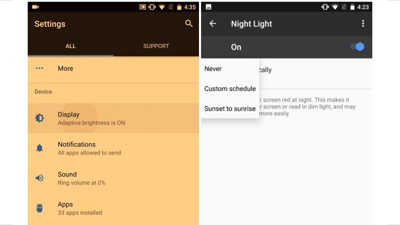 Image result for night light screen