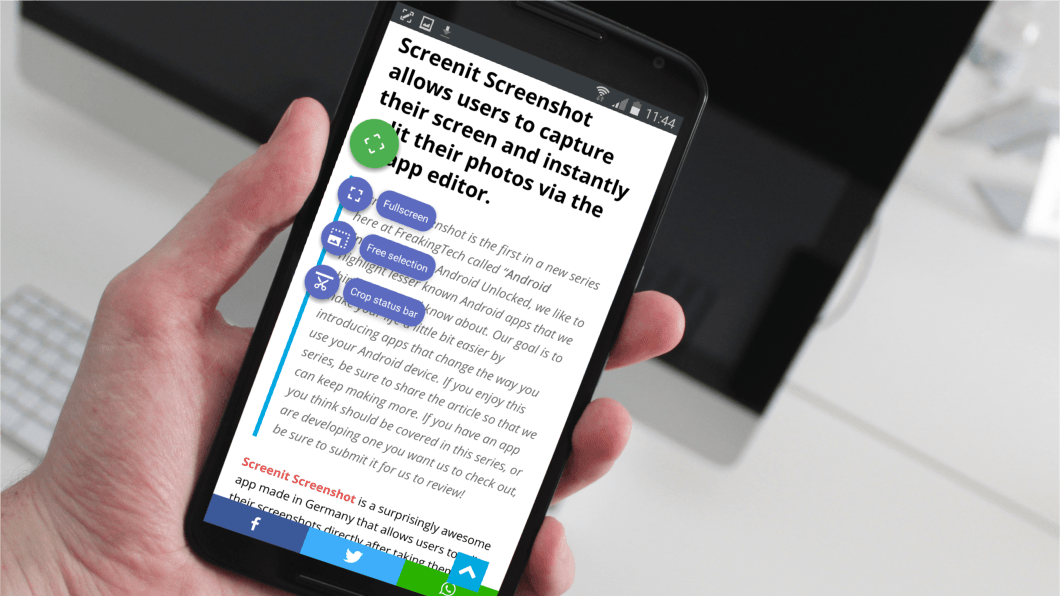 Edit Screenshots Right Away with Screenit