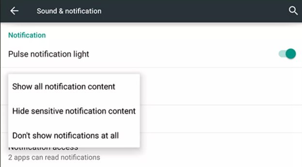 Do Not Show Notifications on Android Lock Screen