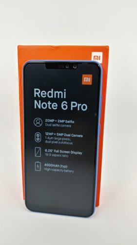 xiaomi redmi note 6 pro front