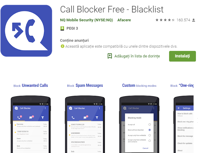 Call Blocker Free – Blacklist Makes it Easy to Block Unwanted Calls and Messages