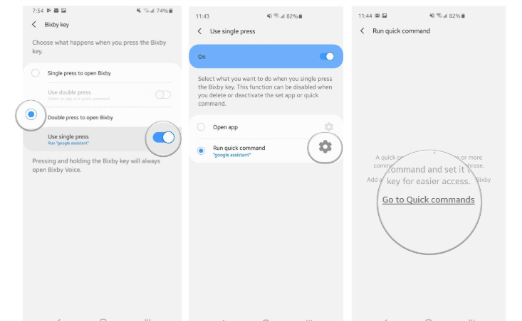 Galaxy Note 8: Map the Bixby Button to Run a “Quick command”