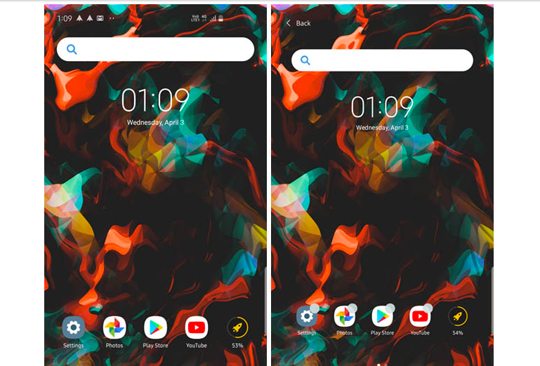 Enable the Dark Mode in the Poco Launcher