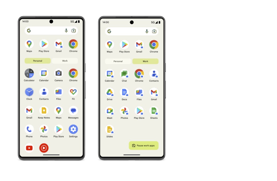 how to remove android work profile