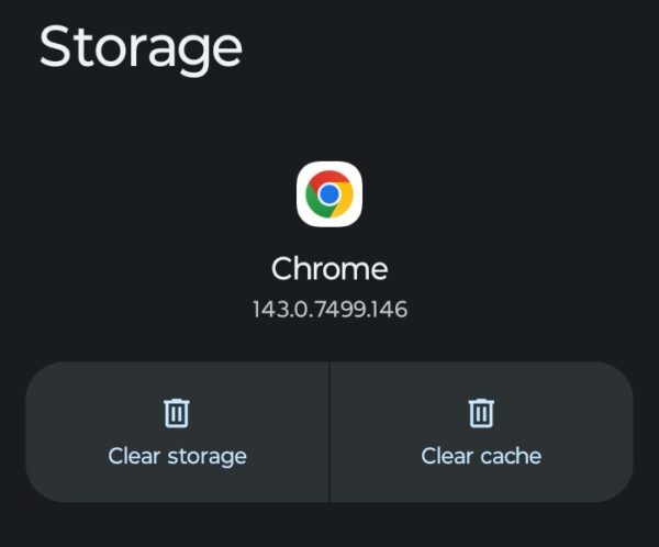 chrome cache