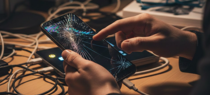 access android phone broken screen