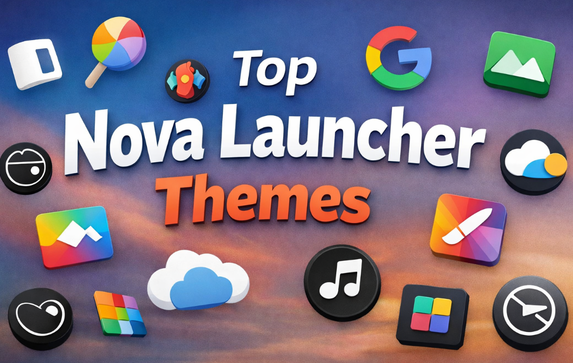 top nova launcher themes